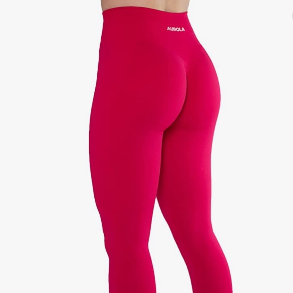 Aurola hot pink athletic leggings